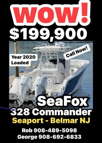 Sea Fox 328 Commander 2020 Sea Fox 328 Commander for sale in Belmar, NJ for $199,900.