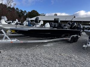 Excel Bay Pro 220 220 ELITE 2026 Excel Bay Pro 220 ELITE on trailer outdoors.