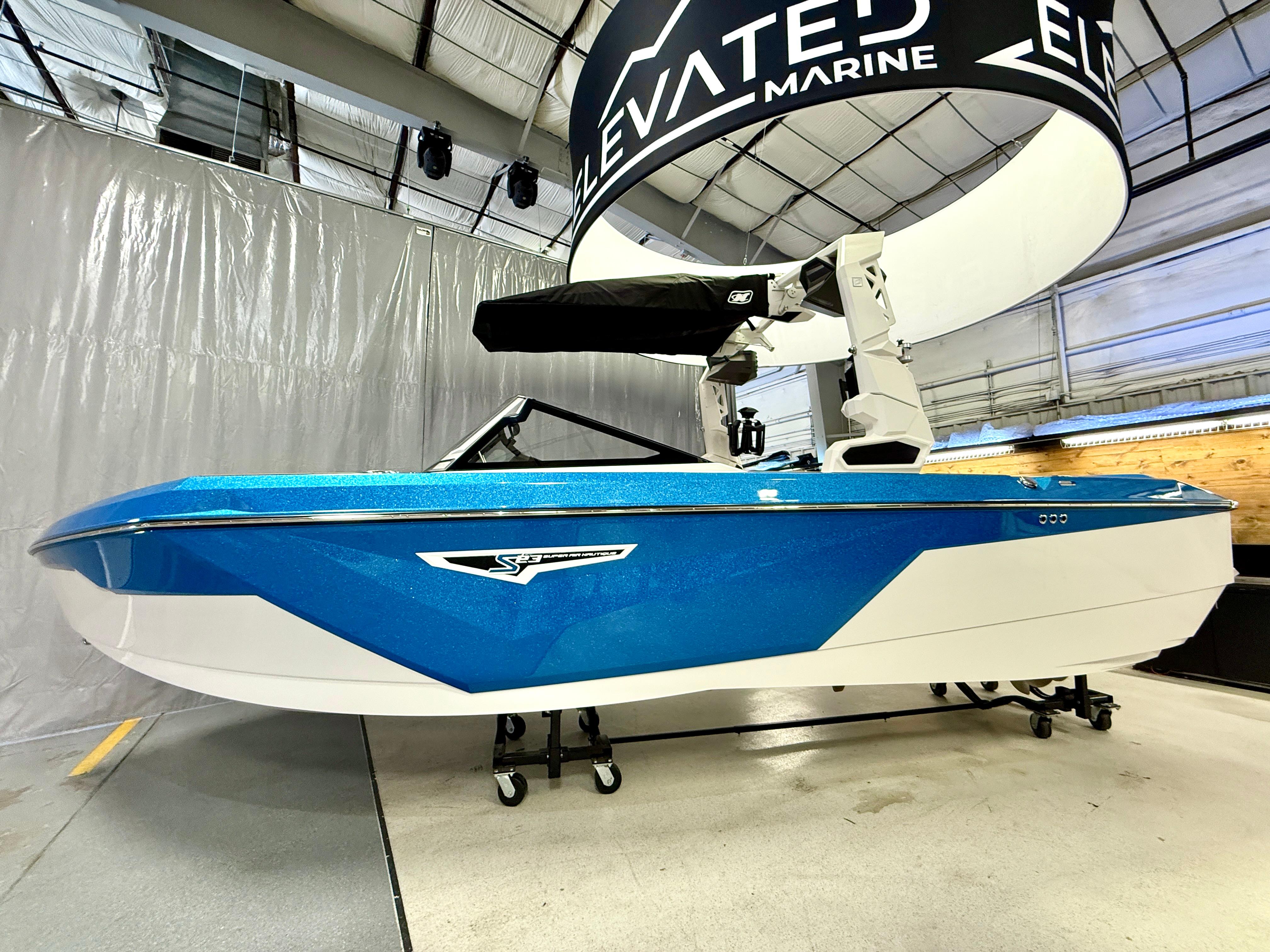 Nautique Super Air Nautique S23 2025 Nautique Super Air Nautique S23 boat displayed indoors at Elevated Marine.