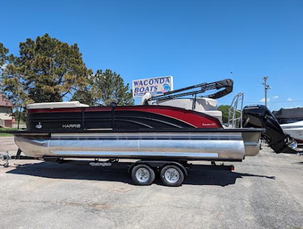 2024 Harris Sunliner 230 Center Walk Through Dual Helm