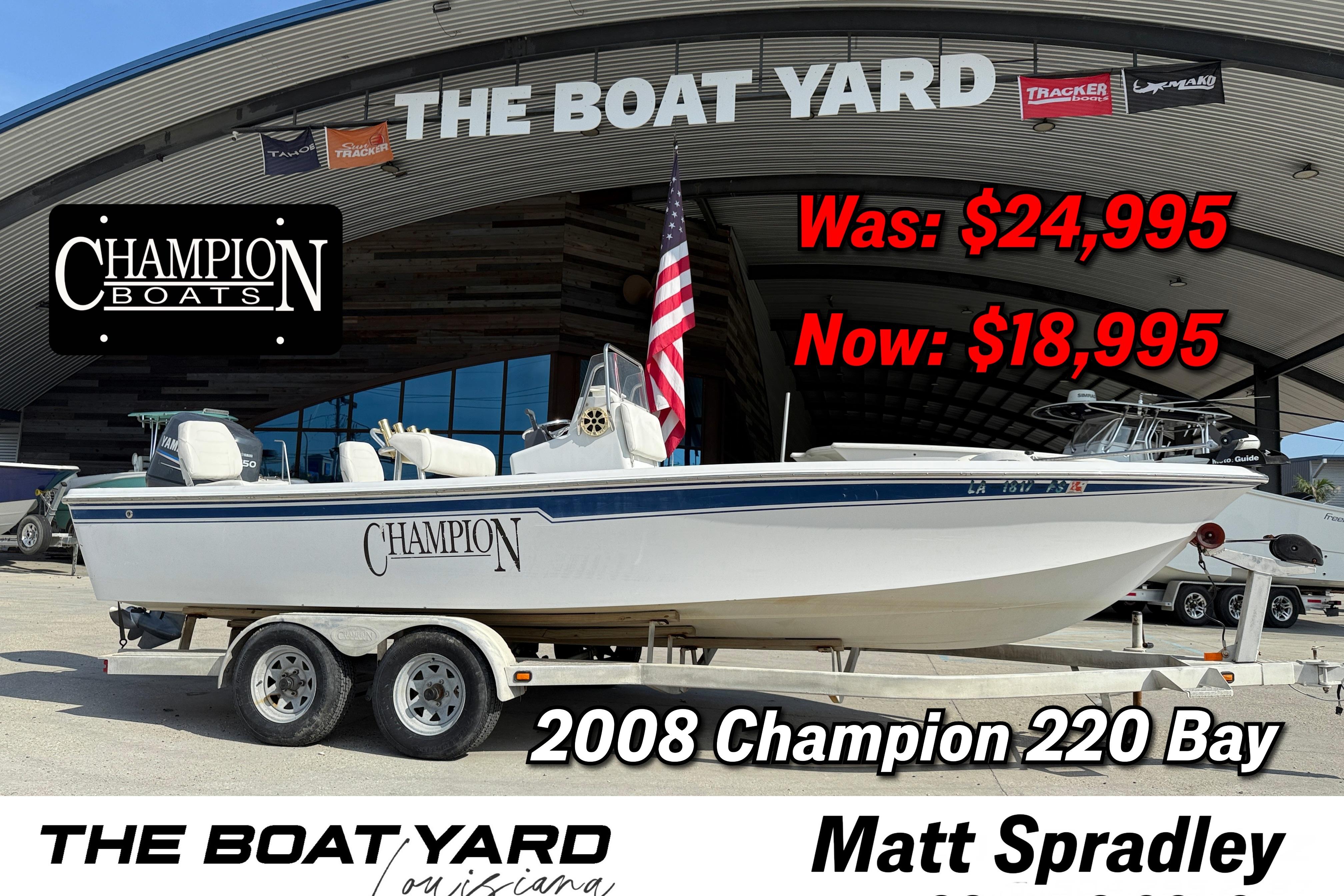 2008 Champion 220 Bay