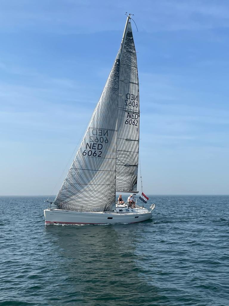 Jeanneau Sun Fast 36 1997 Jeanneau Sun Fast 36 sailboat on calm sea under clear blue sky.