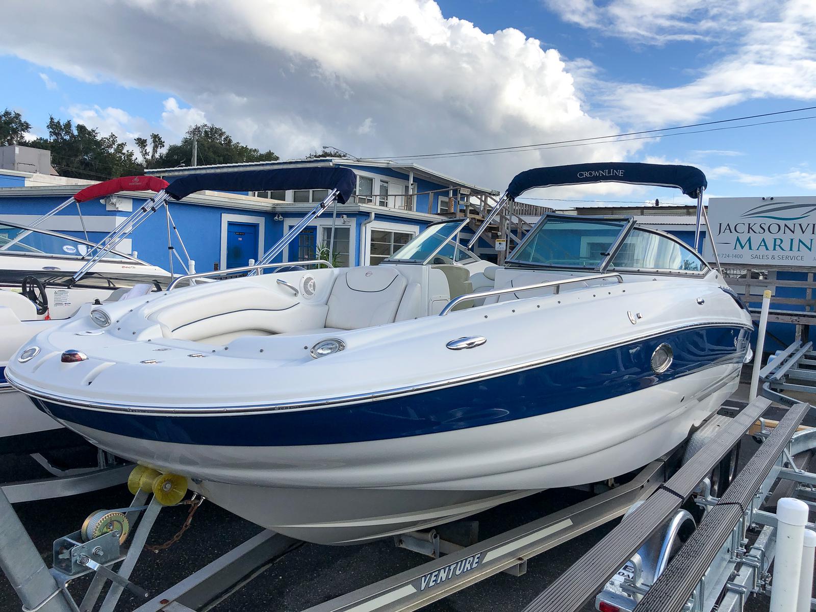 Used Crownline deck boat for sale