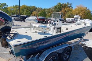 Ranger RB200 2024 Ranger RB200 boat on trailer in outdoor lot.