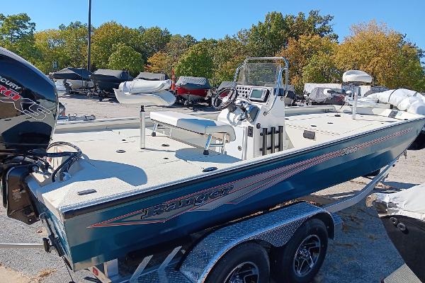 Ranger RB200 2024 Ranger RB200 boat on trailer in outdoor lot.