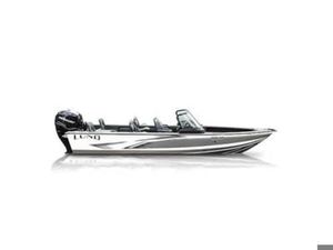 Lund 2175 Pro-V Sport 2025 Lund 2175 Pro-V Sport boat, side view, sleek design, white and black color scheme.