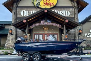 Ranger VX1988 WT 2026 Ranger VX1988 WT boat displayed outside outdoor store.