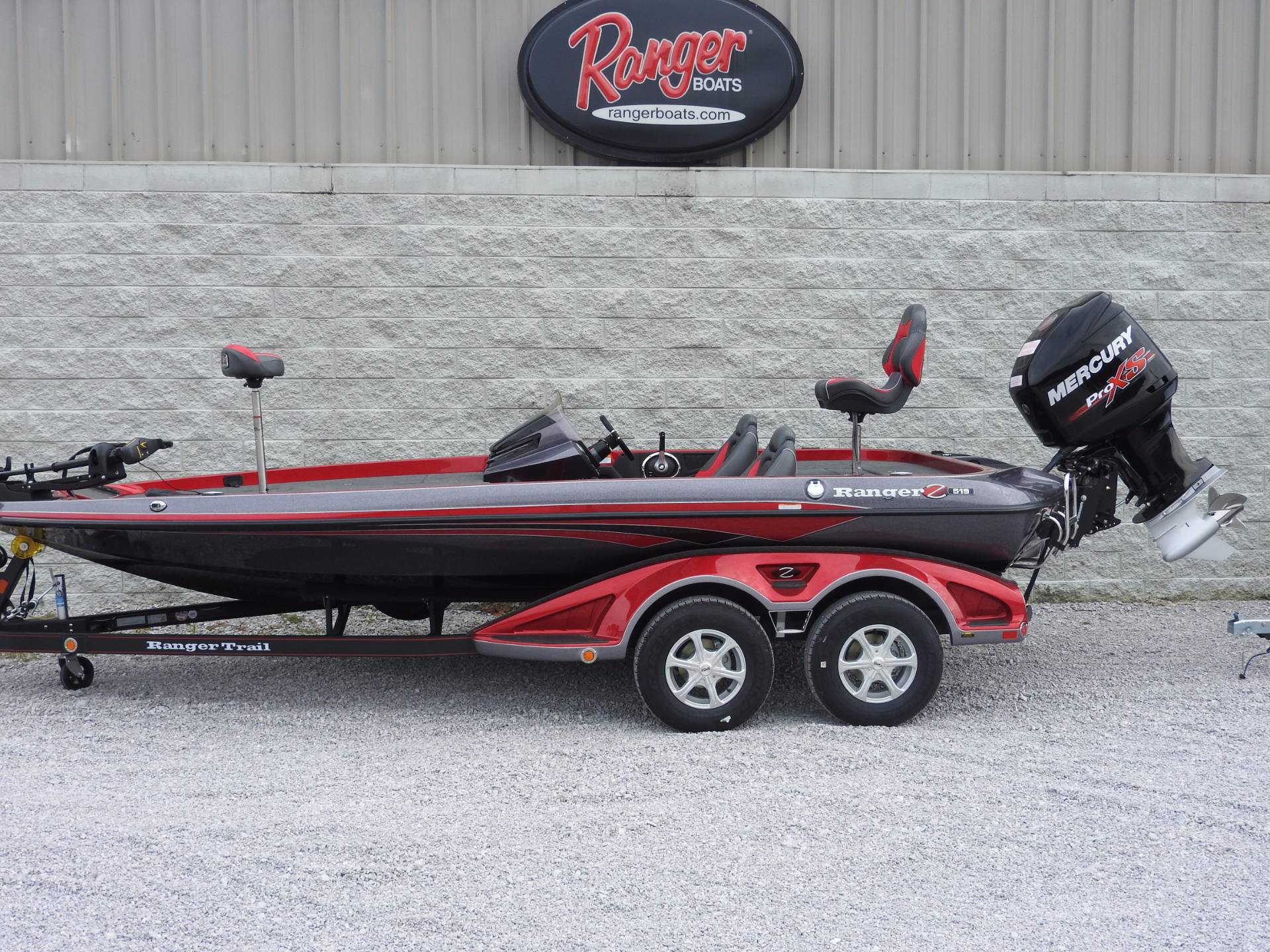 Ranger Bass Boat Green