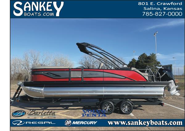 Barletta CORSA 23UCA 2024 Barletta CORSA 23UCA pontoon boat at Sankey Boats, Salina, Kansas.
