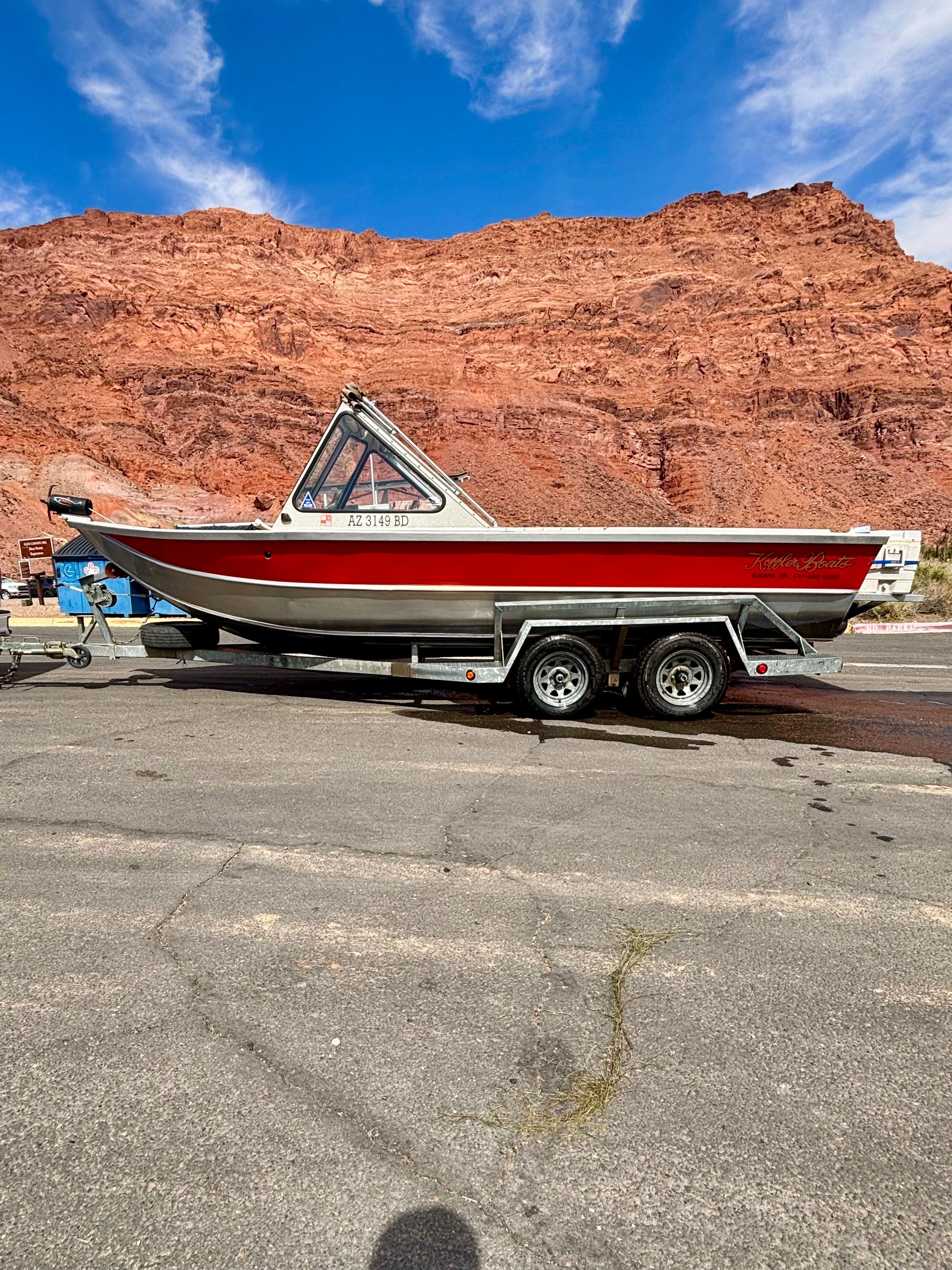 2000 Custom Koffler 20ft Jet Boat