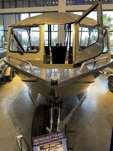 Spartan 185 Astoria 2024 Spartan 185 Astoria boat on display in showroom.