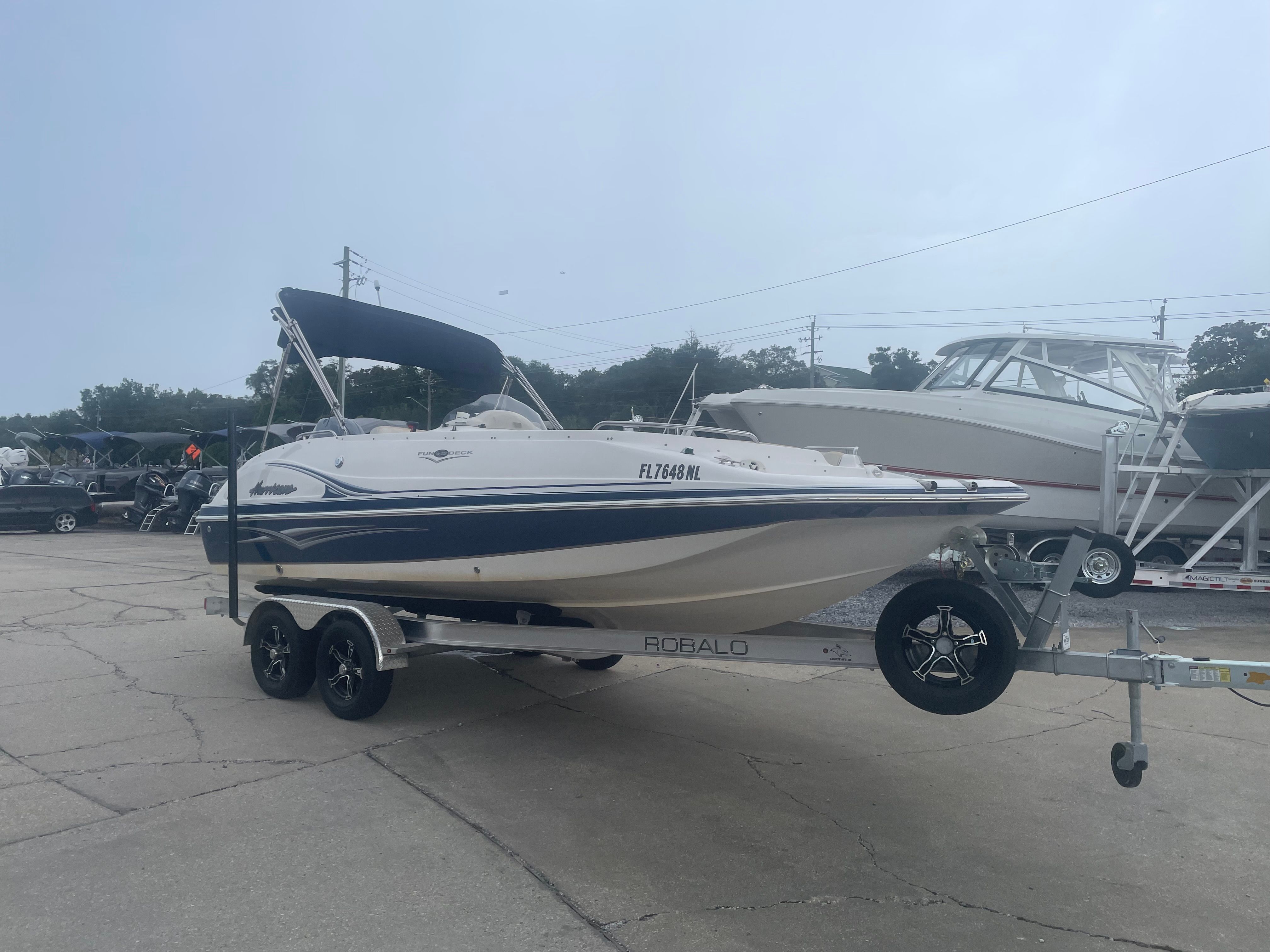 2007 Hurricane FunDeck 202 OB