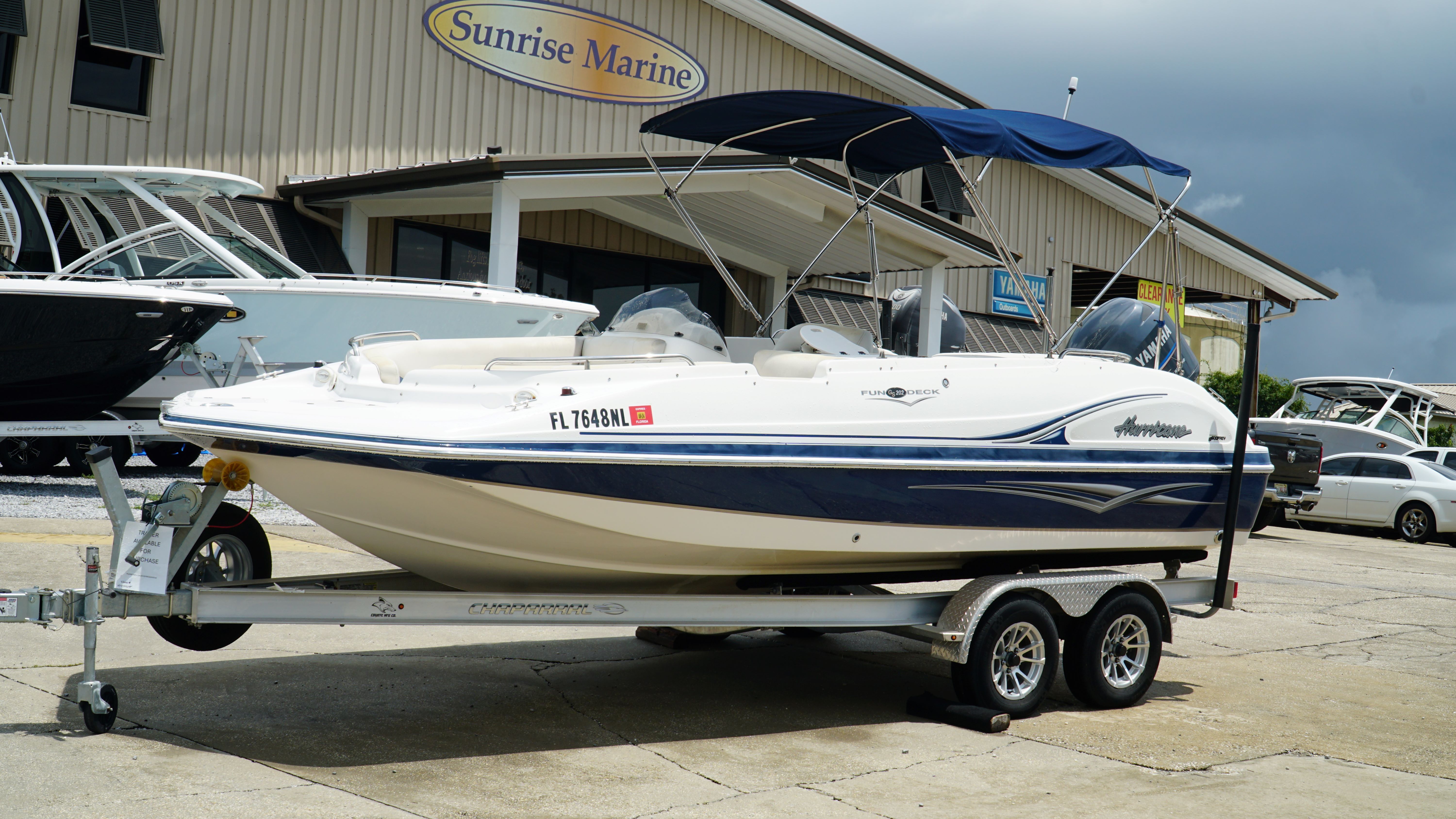 2007 Hurricane FunDeck 202 OB