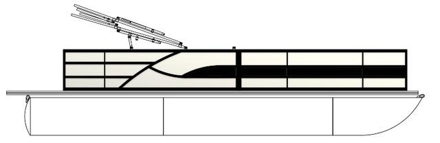 Bentley Pontoons Legacy 223 Navigator Triple Tube Pkg