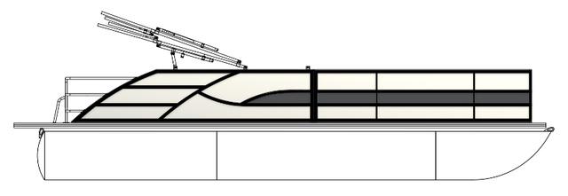 Bentley Pontoons Legacy 243 Swingback Triple Tube Pkg