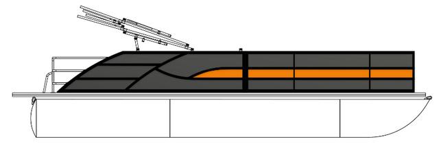 2025 Bentley Pontoons Legacy 223 Swingback Triple Tube Pkg