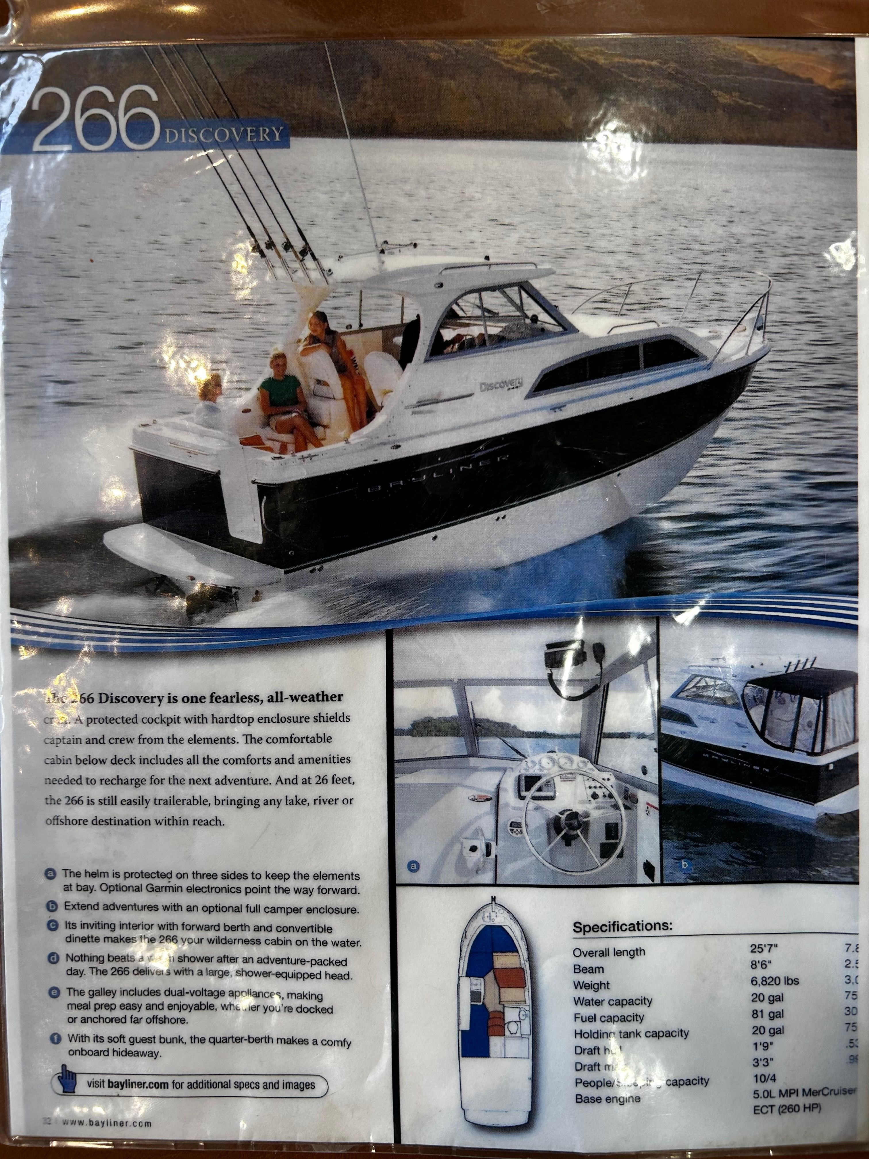 2011 Bayliner 266 Discovery