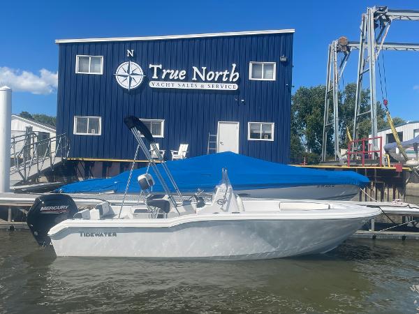Tidewater 180 CC Adventure 2025 Tidewater 180 CC Adventure boat docked at True North Yacht Sales.