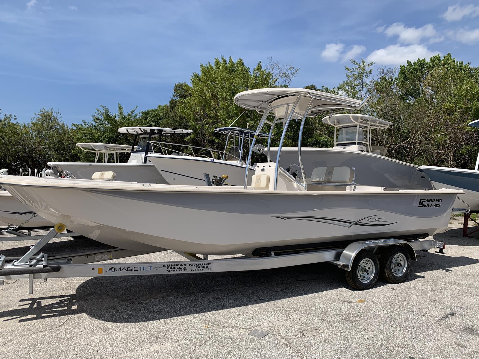 2008 carolina skiff 258 dlv power boat for sale - www