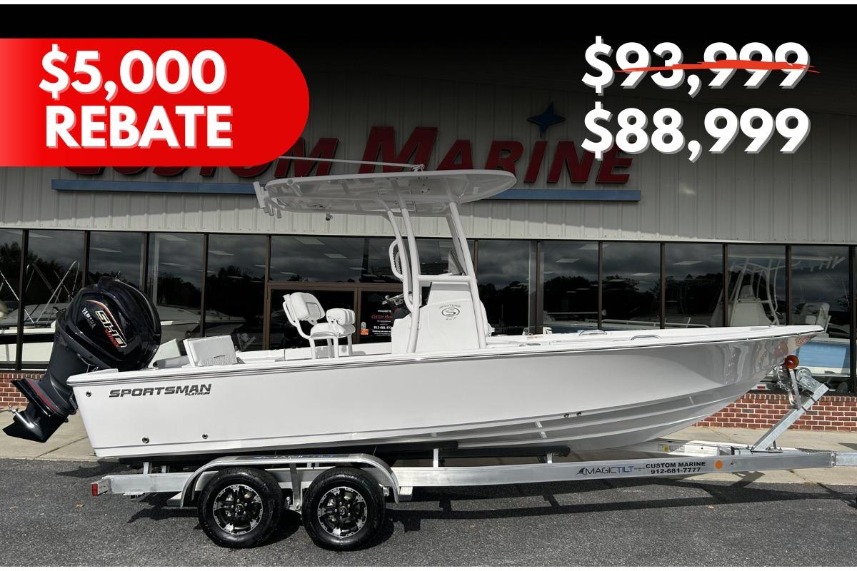 Sportsman Masters 227 Bay Boat 2024 Sportsman Masters 227 Bay Boat with $5,000 rebate, priced at $88,999.