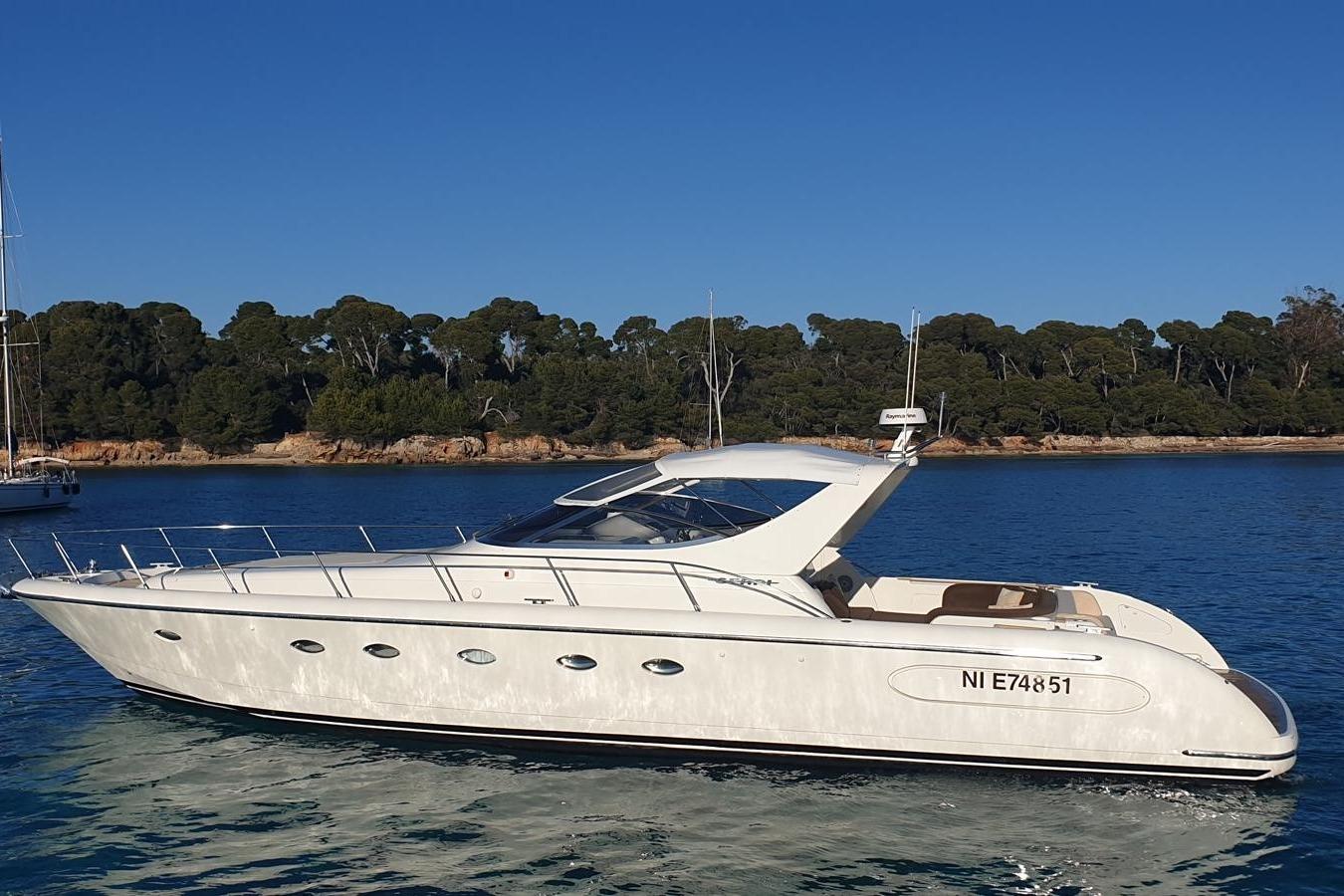 Cerri Cantieri Navali 52 2004 Cerri Cantieri Navali 52 yacht cruising on a serene blue sea.