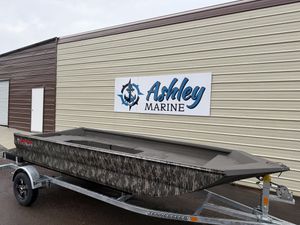 Reaper Boats 756 AJC01831526 Reaper Boats 756 model 2026 outside Ashley Marine building.