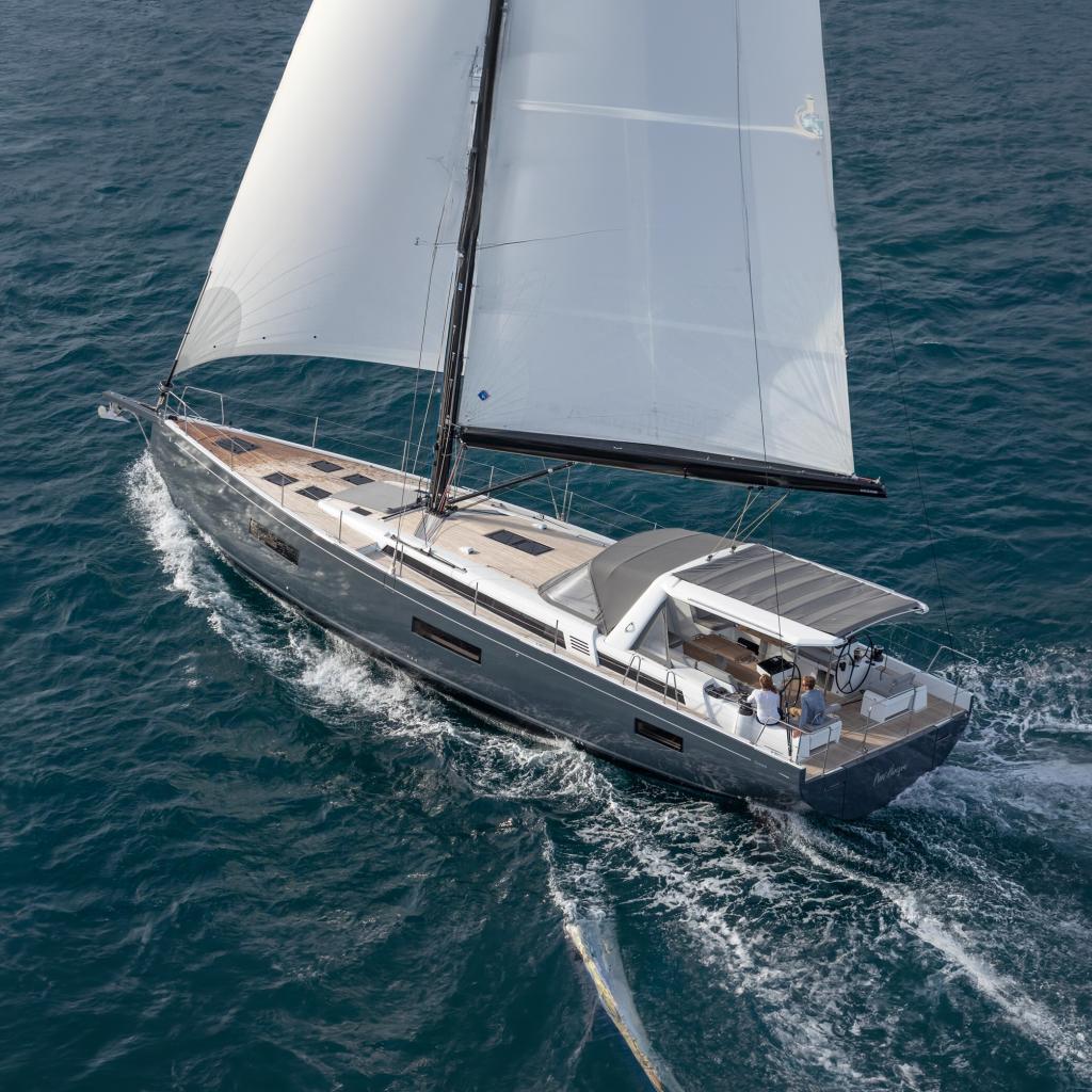 Beneteau Oceanis Yacht 60 2025 Beneteau Oceanis Yacht 60 sailing on open water.