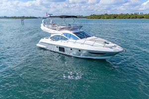 Azimut 45 Flybridge 2013 Azimut 45 Flybridge yacht cruising on a sunny day in open waters.