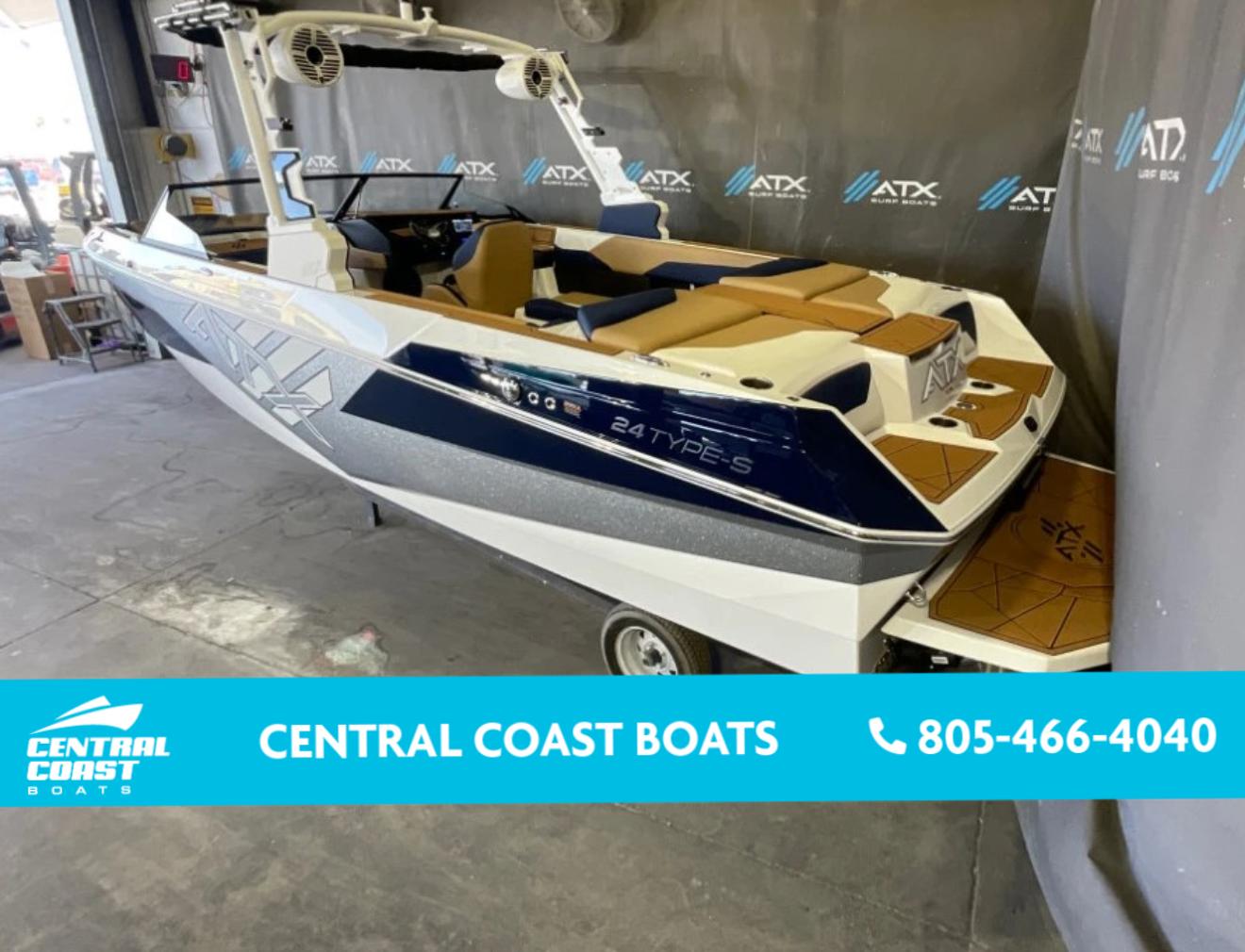 ATX 24 Type-S 2024 ATX 24 Type-S boat at Central Coast Boats showroom, contact 805-466-4040.