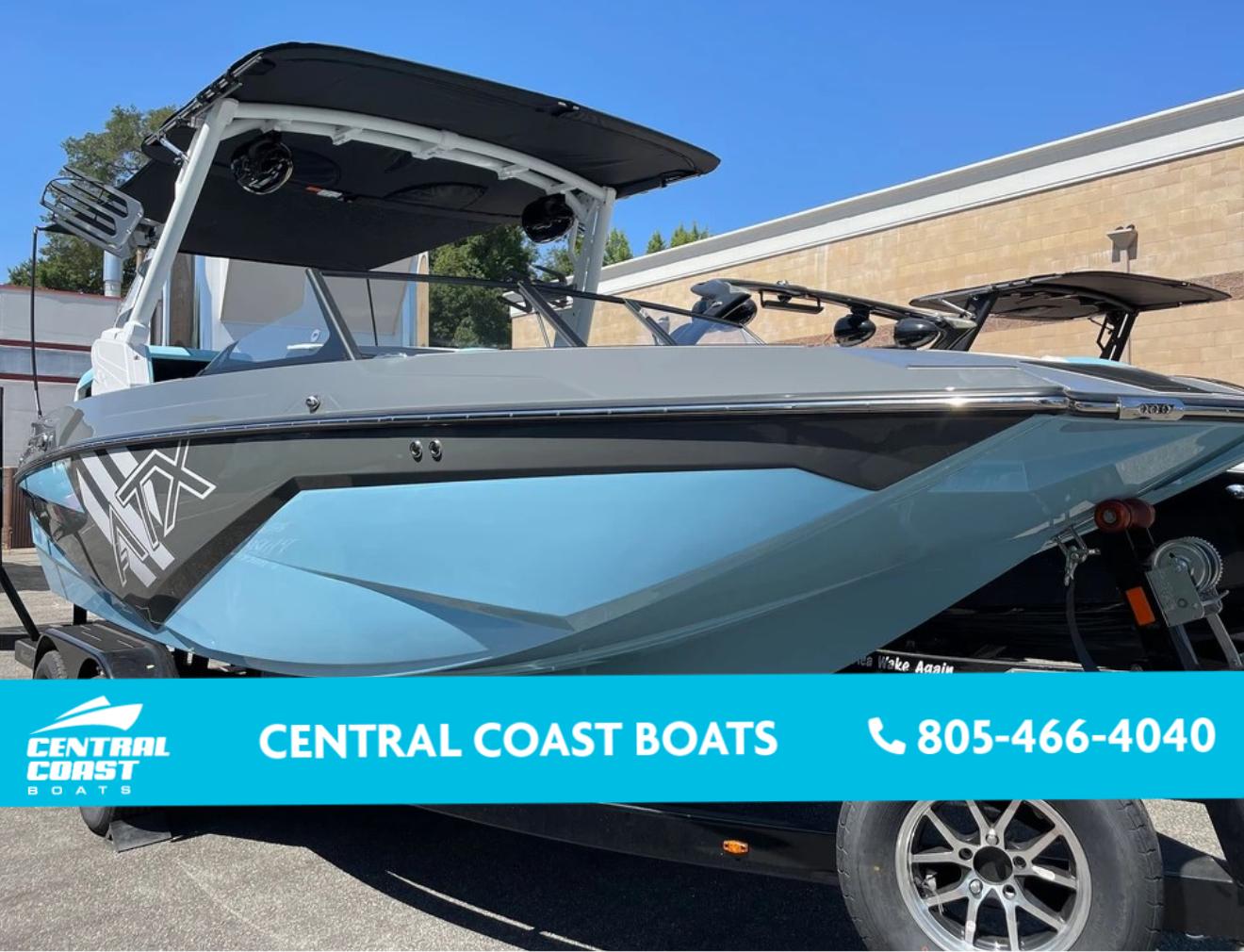 ATX 22 Type-S 2024 ATX 22 Type-S boat at Central Coast Boats dealership.