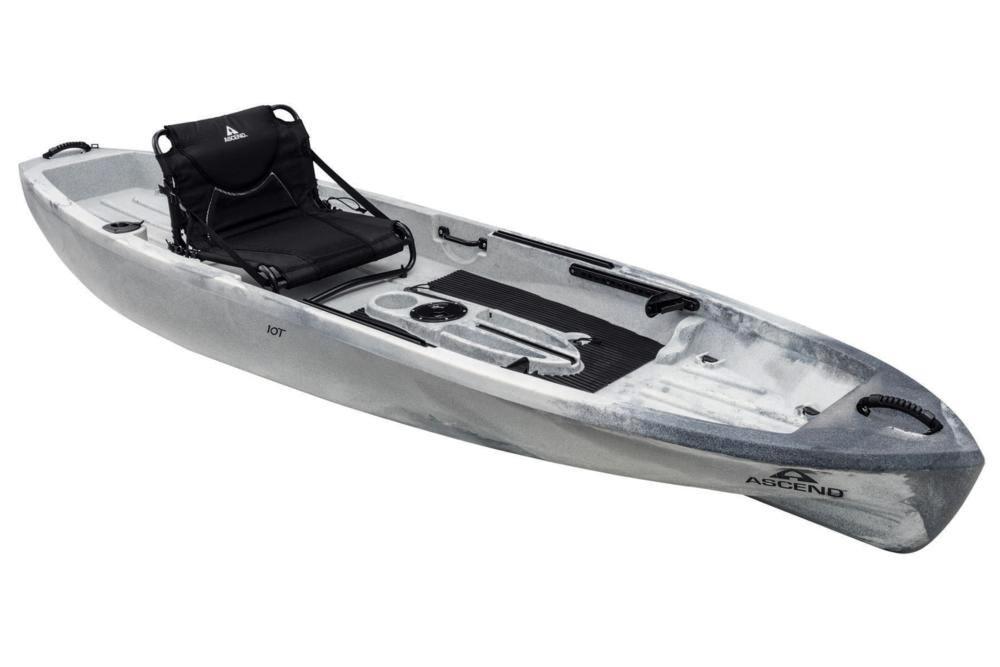 2019 Ascend 10T Sit On White Black Smyrna Delaware boats