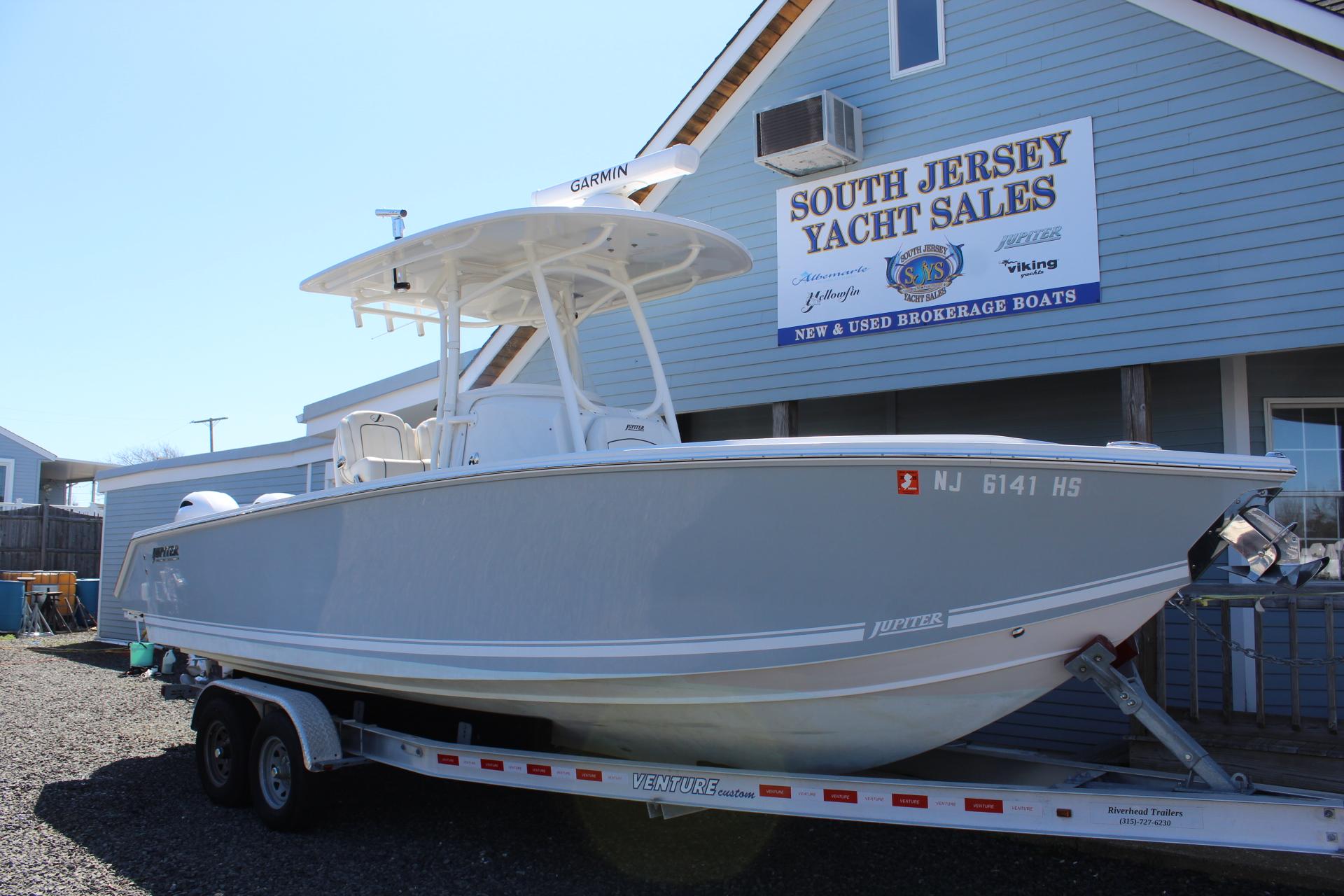 Jupiter 26 FS 2018 Jupiter 26 FS boat on trailer at South Jersey Yacht Sales.