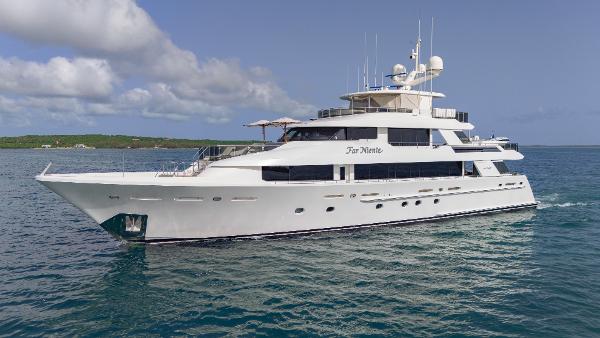 Westport 40M Luxurious 2014 Westport 40M yacht cruising on calm blue waters.