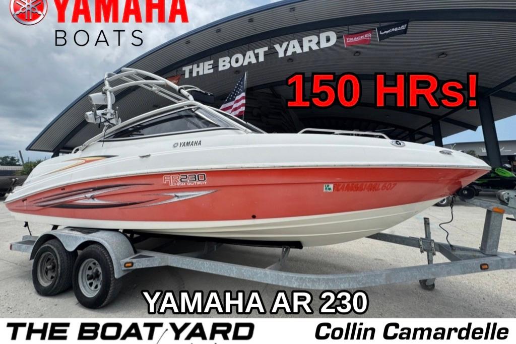 Yamaha Boats AR 230 2007 Yamaha AR 230 boat on trailer at The Boat Yard, 150 hours usage.