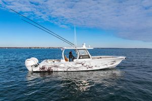 Sportsman Open 352 Center Console 2022 Sportsman Open 352 Center Console boat on calm ocean waters.