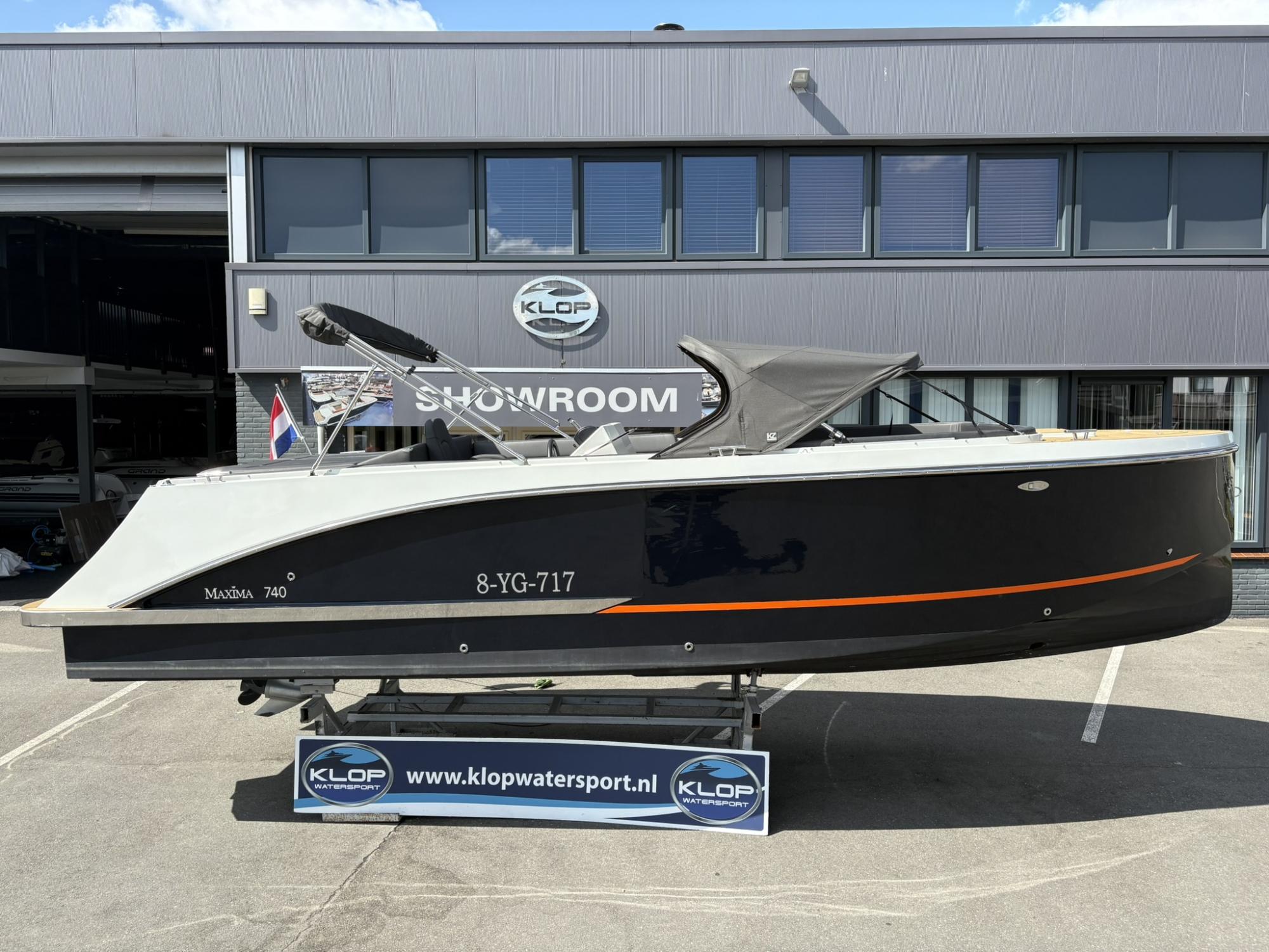 Maxima 740 met Honda 150 pk jong gebruikt!