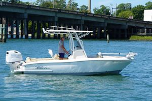 Pioneer 202 Islander 2021 Pioneer 202 Islander boat on water near a bridge, featuring Suzuki outboard motor.
