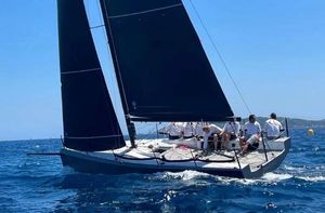 One Design Cape 31 Sailing yacht One Design Cape 31, 2017, gliding on blue ocean waters.