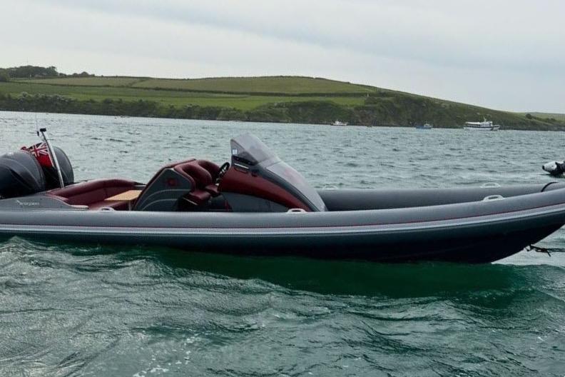 Scorpion Serket 88 2014 Scorpion Serket 88 boat on water with scenic background.