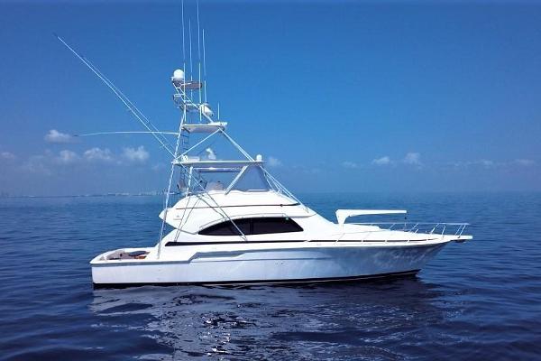 Bertram 510 Convertible 2000 Bertram 510 Convertible yacht on calm ocean waters.