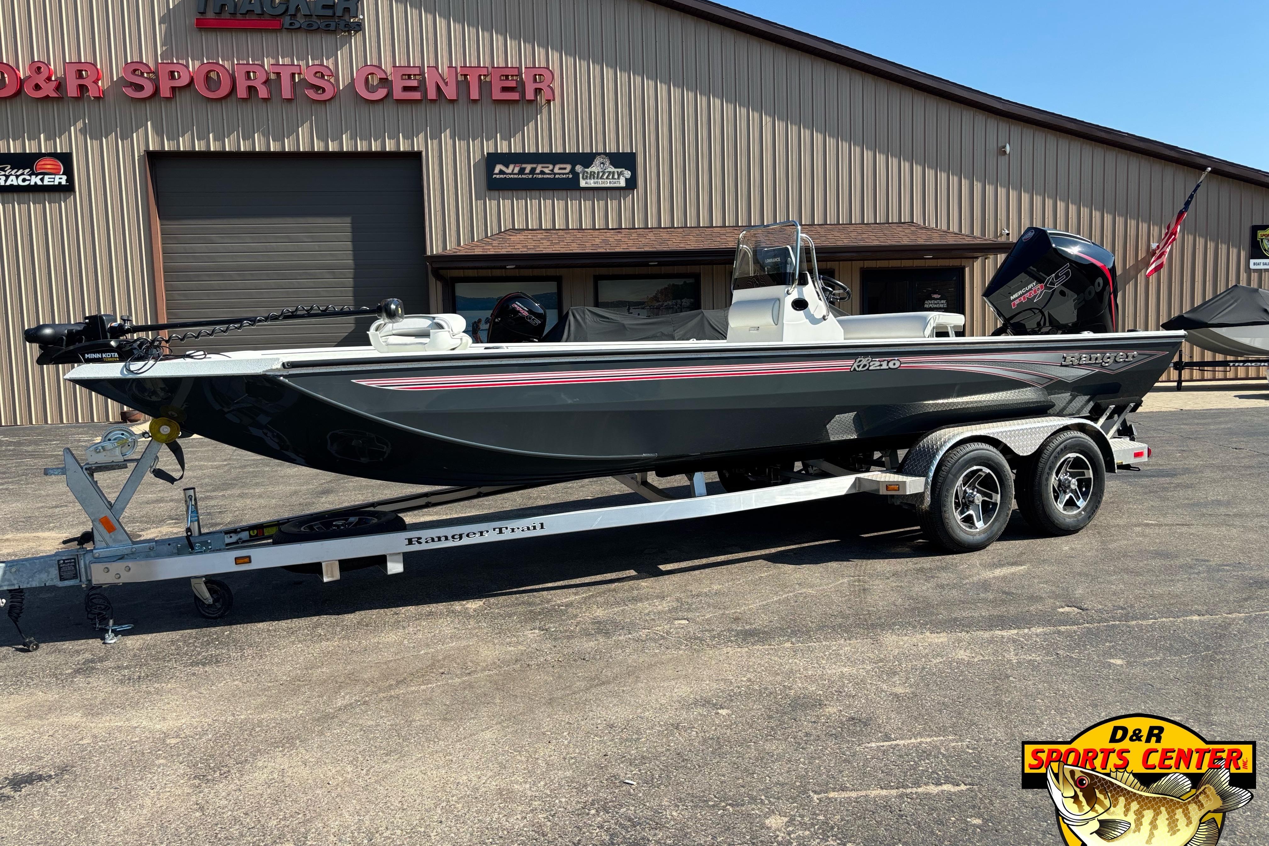 Ranger RB210 2025 Ranger RB210 boat on trailer at D&R Sports Center.