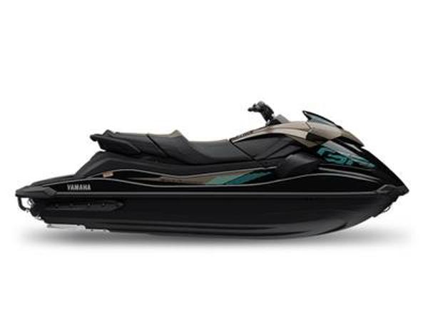 Yamaha WaveRunner GP SVHO™ with Audio 2025 Yamaha WaveRunner GP SVHO™ with Audio, sleek black design, side view.