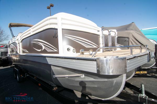 JC NEPTOON 27 TT SPORT 2022 JC NEPTOON 27 TT SPORT pontoon boat on trailer at Big Thunder Marine.