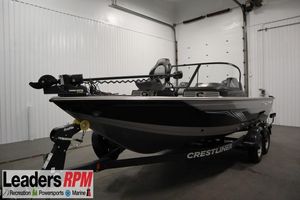 Crestliner 1950 Fish Hawk WT 2024 Crestliner 1950 Fish Hawk WT boat in showroom, featuring sleek design and advanced fishing equipment.