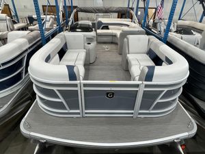 Godfrey Sweetwater 2086 C 2025 Godfrey Sweetwater 2086 C pontoon boat with spacious seating and modern design.