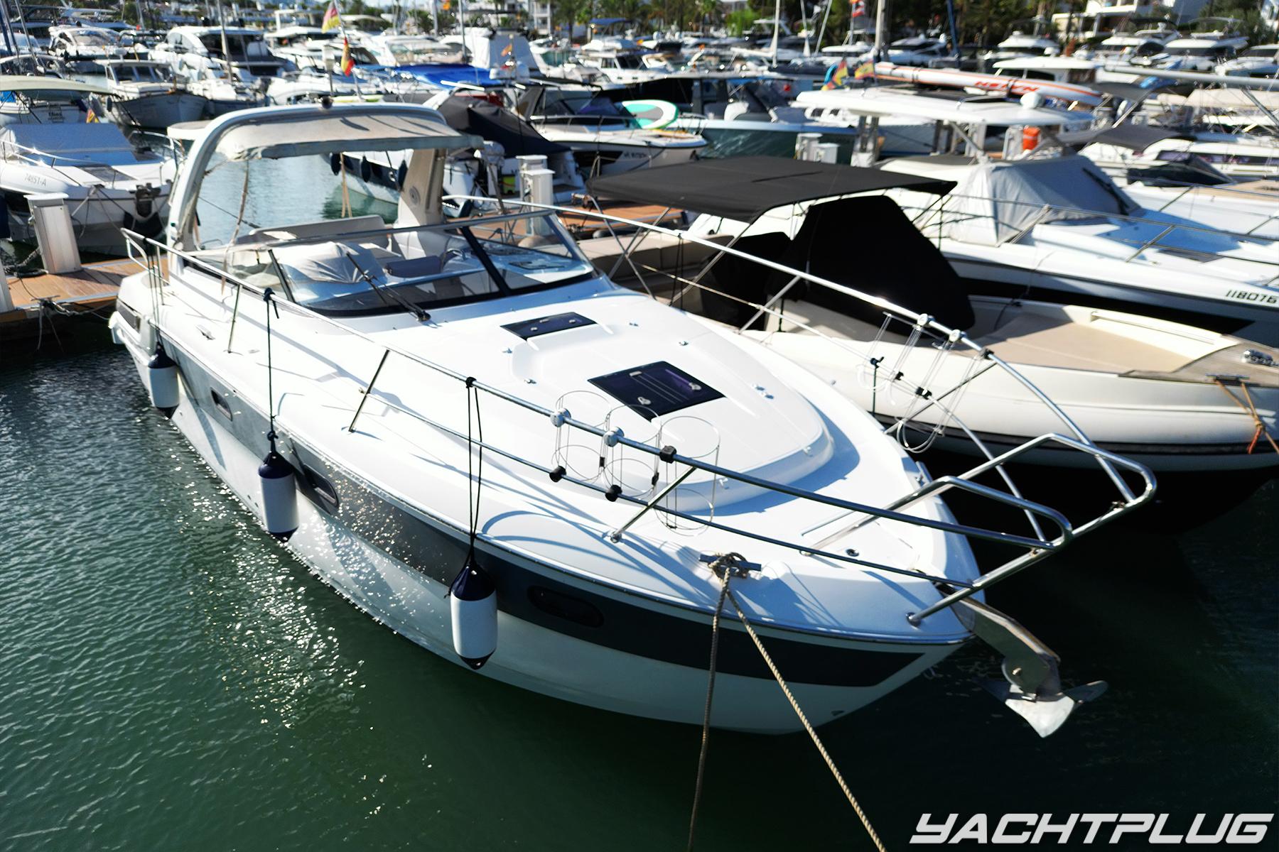 Bavaria Sport 32 Bavaria Sport 32 yacht, 2016 model, docked in a marina with other boats.