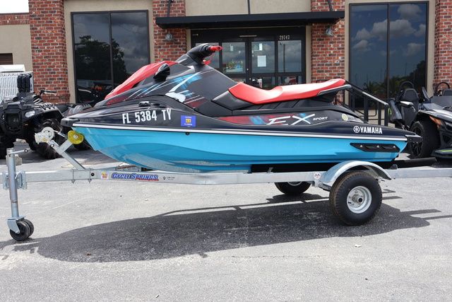 2024 Yamaha Boats EX SPORT-BLACK/CYAN