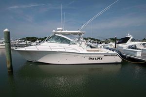 Grady-White Express 360 2006 Grady-White Express 360 boat docked at marina, named "One Love".