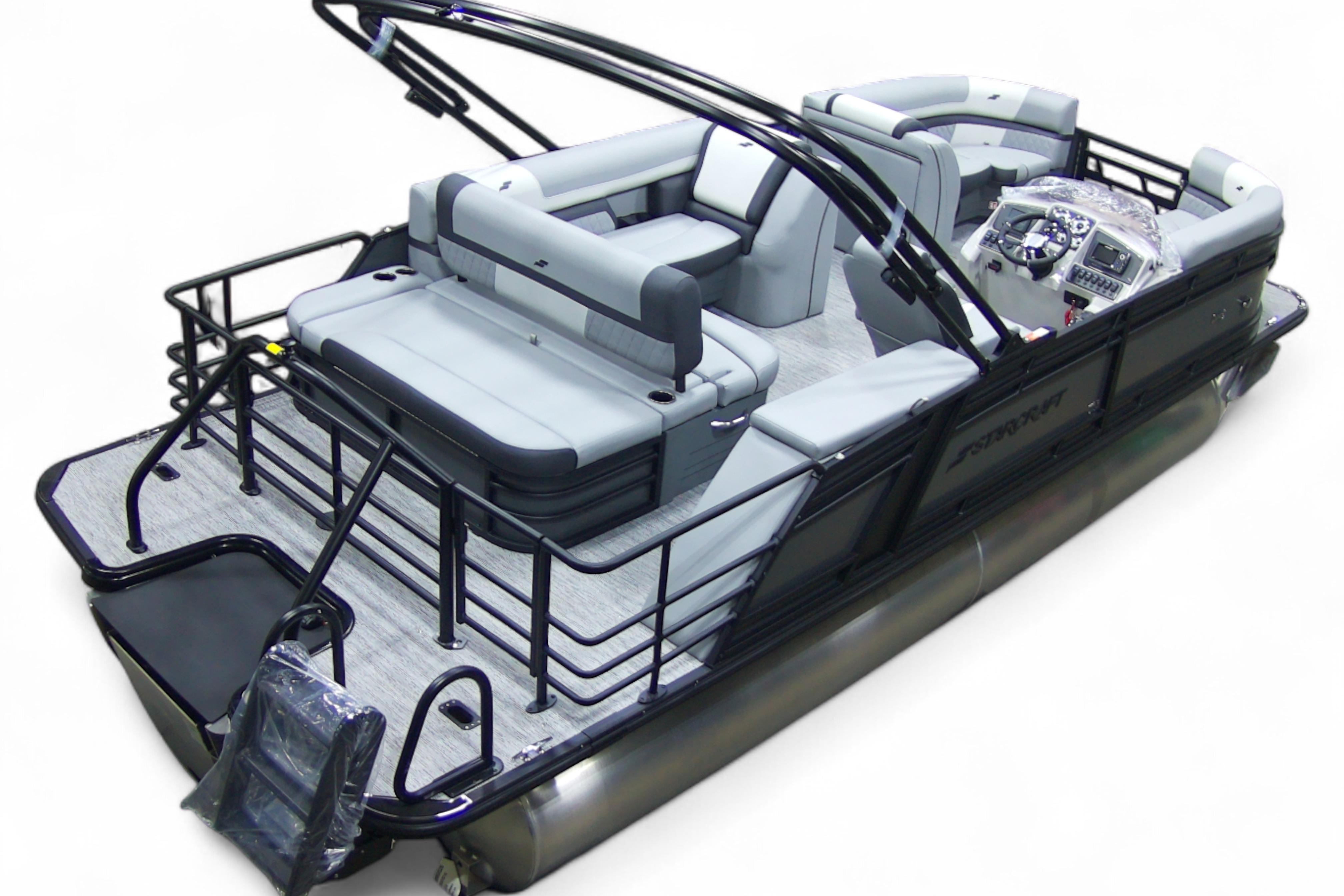 Starcraft EXS 3 Q 2026 Starcraft EXS 3 Q pontoon boat with sleek design and modern seating.