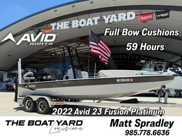 2022 Avid 23 Fusion Platinum